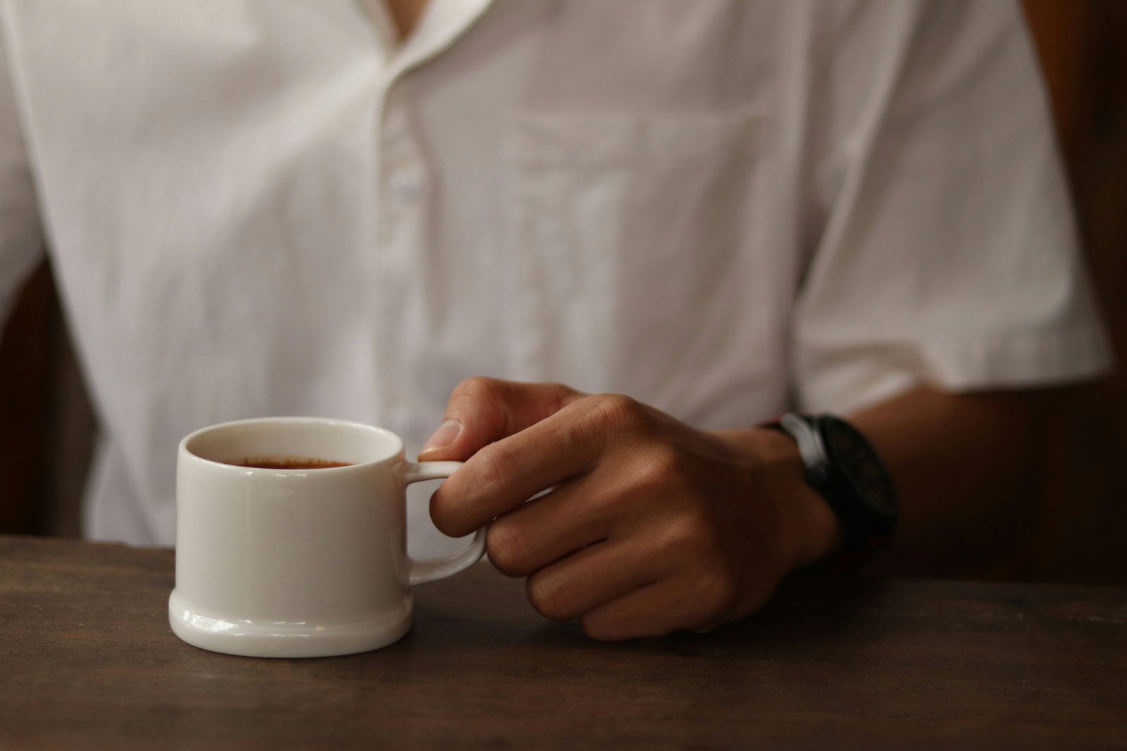 Kaffeefleck nach dem Waschen