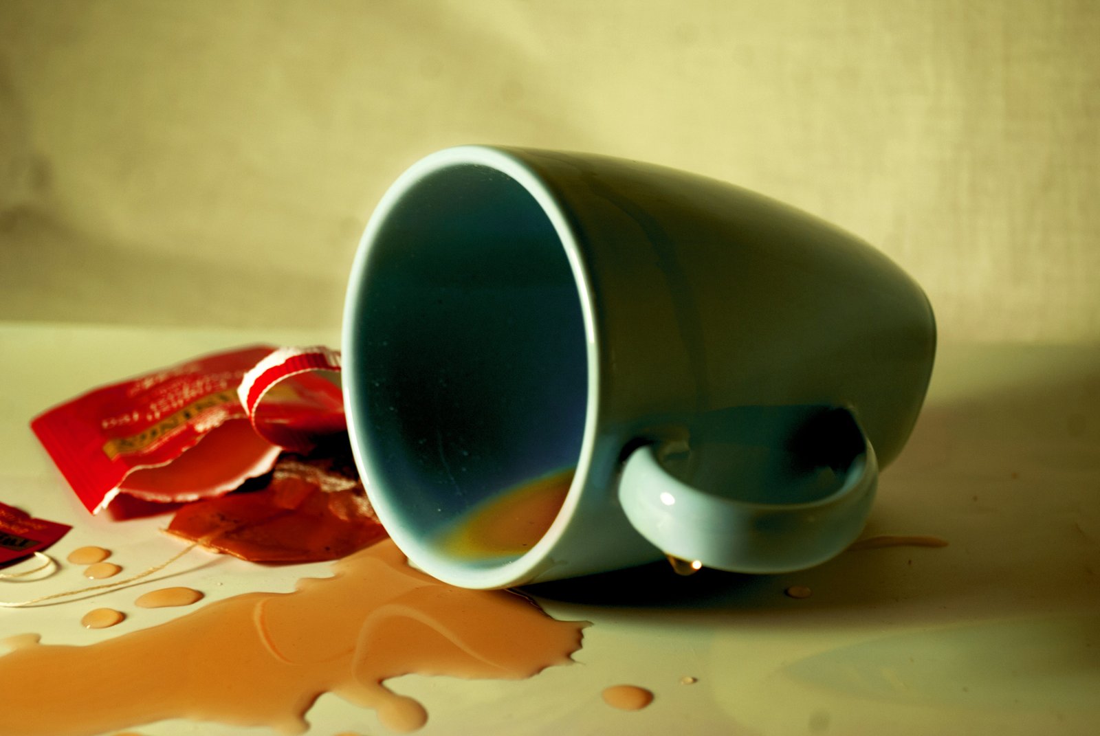 Kaffeerand in Tasse